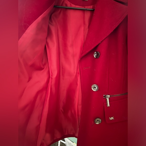 Michael Kors Red Coat - Picture 3 of 5